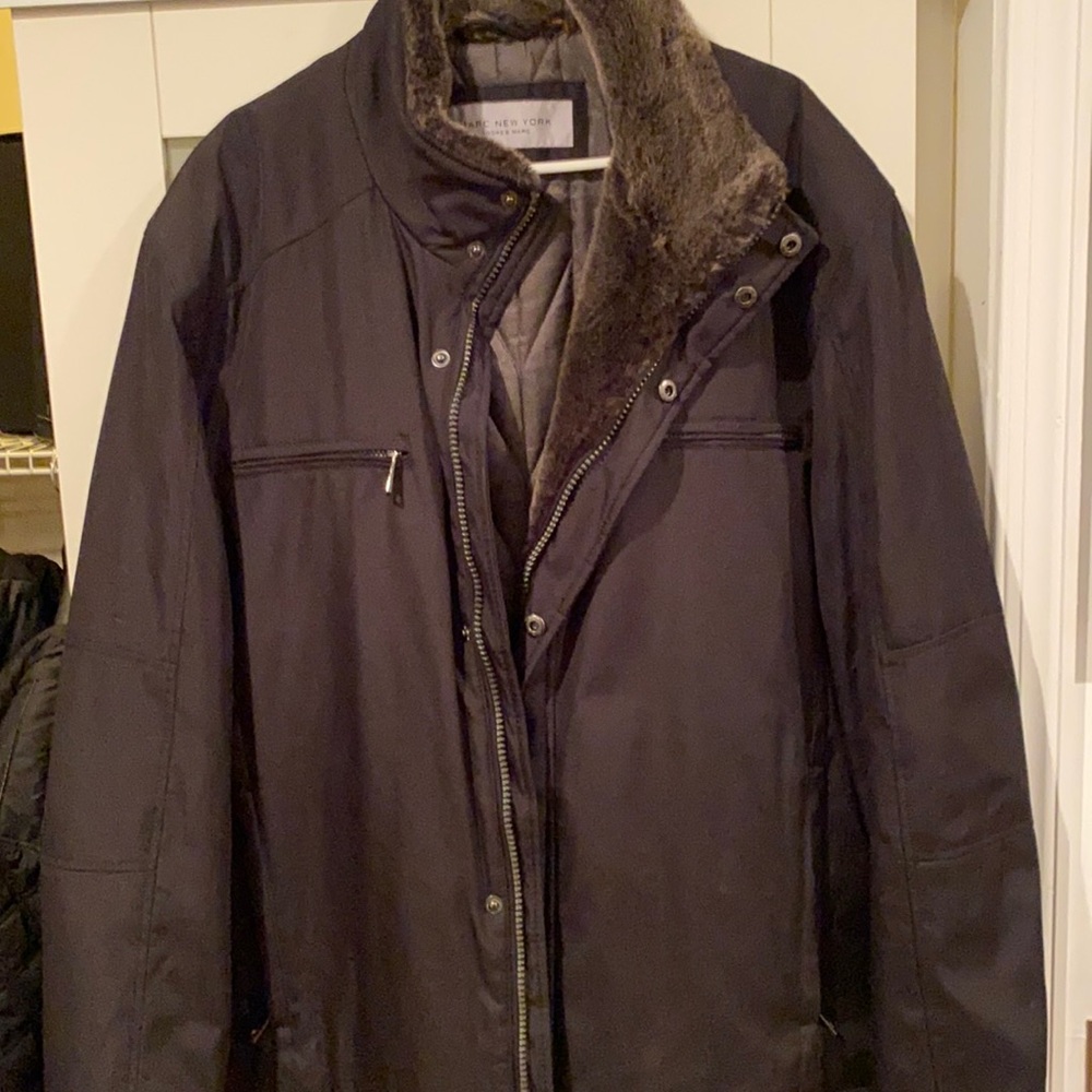Black Andrew Marc coat